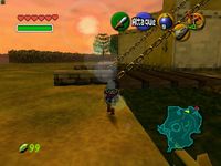 une photo d'Ã©cran de The Legend of Zelda - Ocarina of Time sur Nintendo 64